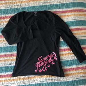 Tommy jeans black shirt